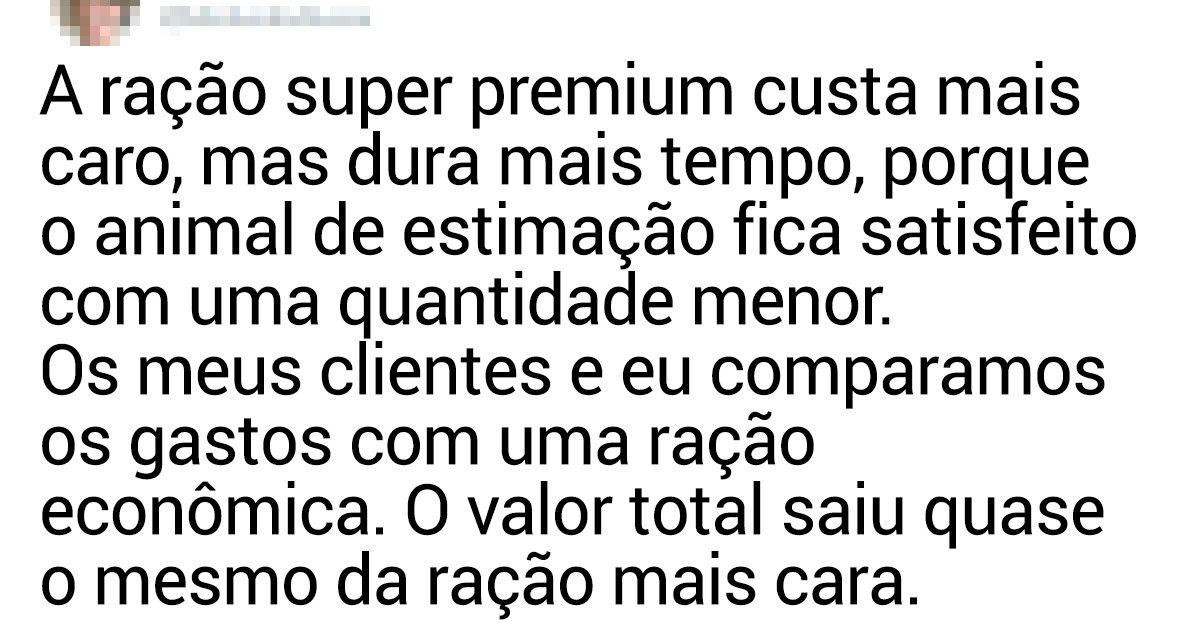 17 Tuítes de uma funcionária de pet shop sobre a diferença entre os tipos de ração para animais 17 Tuítes de uma funcionária de pet shop sobre a diferença entre os tipos de ração para animais