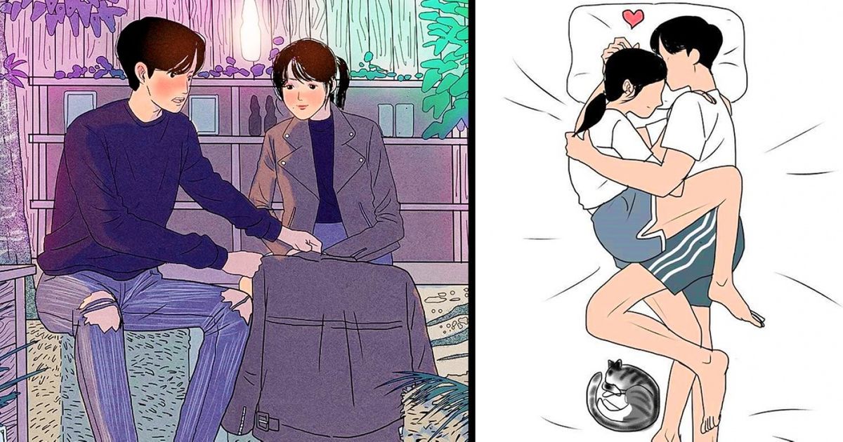 18 Ilustrações que mostram toda a beleza do amor