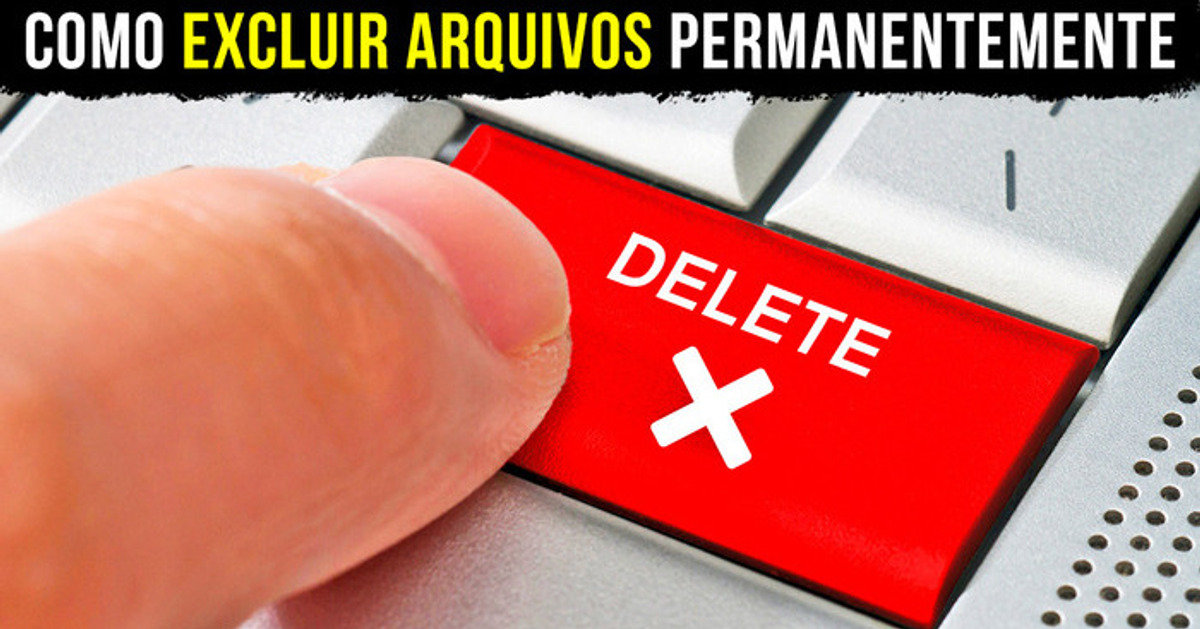 Quando você exclui os seus arquivos, eles não desaparecem de fato