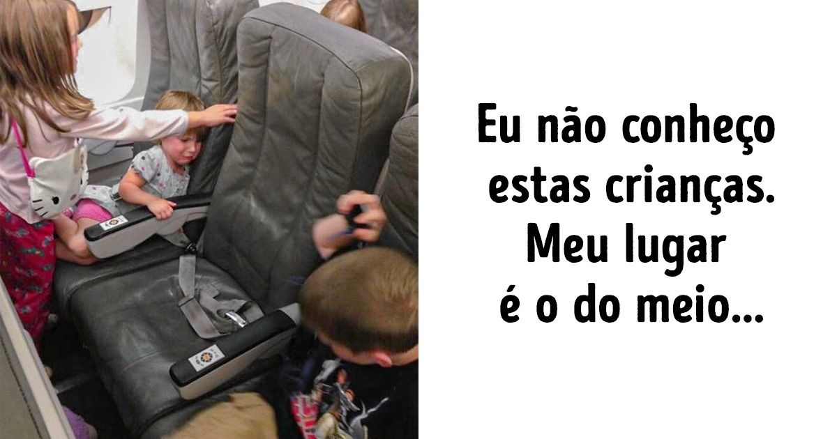 18 Dramas que transformaram um voo comum em um treinamento de sobrevivência