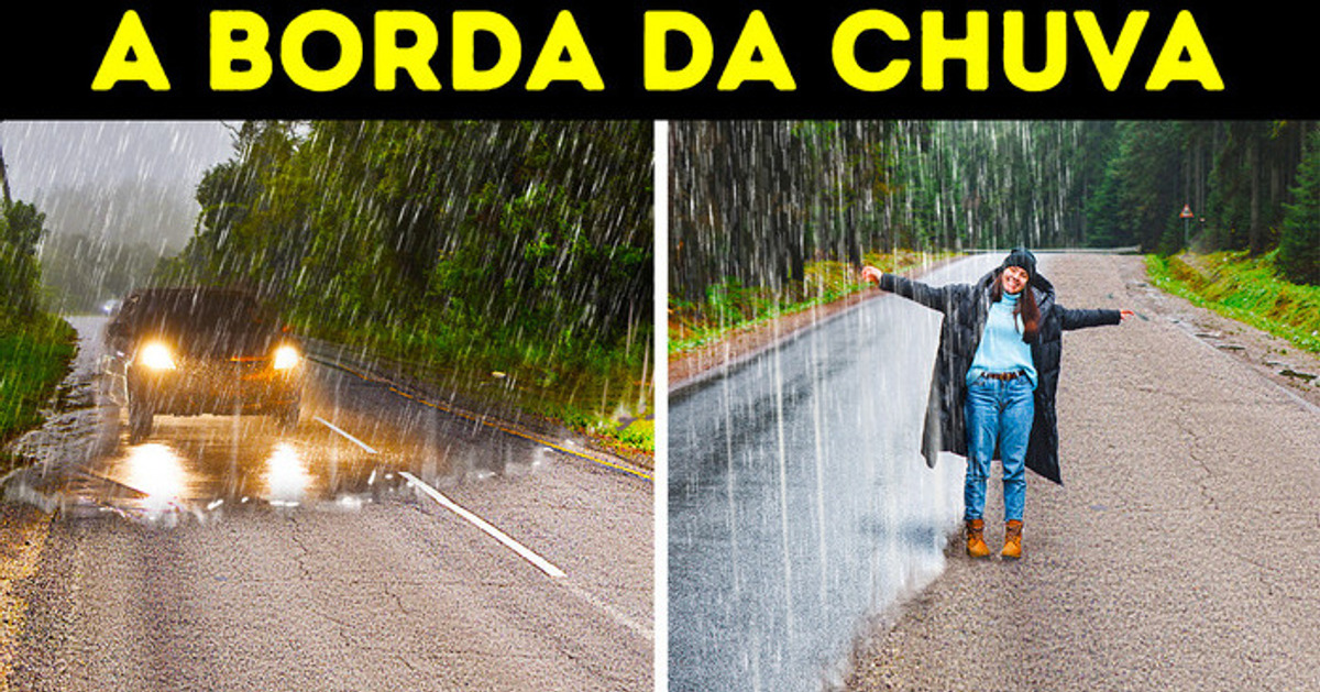 Se você nunca viu a borda da chuva, é por isso... Se você nunca viu a borda da chuva, é por isso...