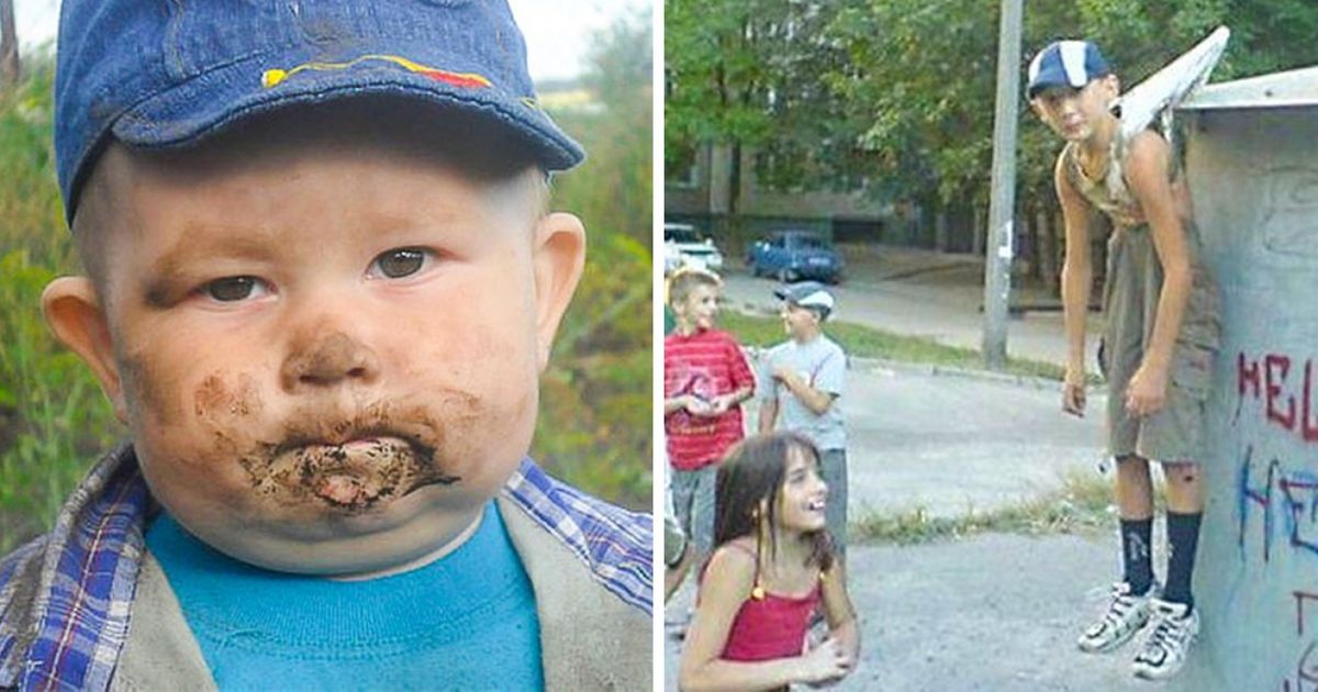 18 Fotos de crianças para aqueles que acham que já viram de tudo