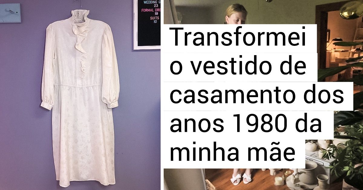 Internautas mostraram seus vestidos de casamento e provaram que a beleza não está no traje, mas sim na noiva