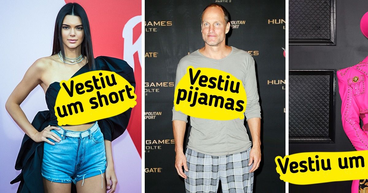 17 Celebridades que ousaram no tapete vermelho e quebraram as regras de dress code dos eventos 17 Celebridades que ousaram no tapete vermelho e quebraram as regras de dress code dos eventos