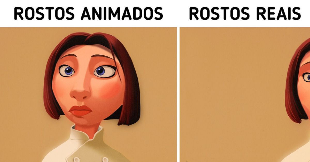 Como ficariam estes 16 personagens animados com feições mais realistas