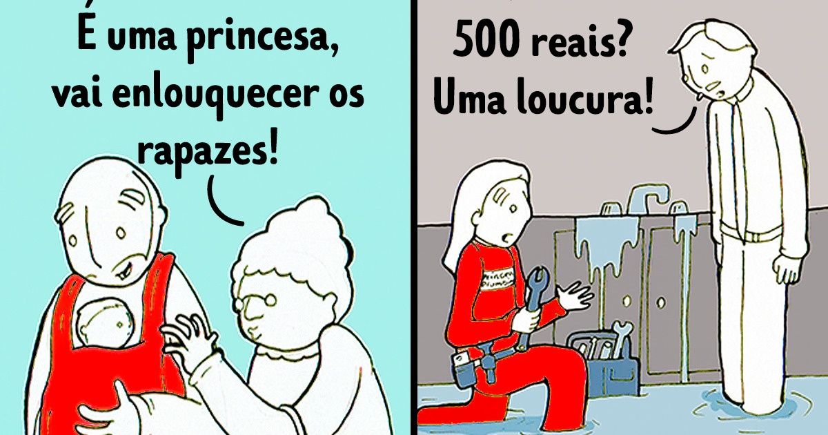 15 Quadrinhos divertidos, nos quais o pai não é apenas um mentor sábio, mas também o melhor amigo