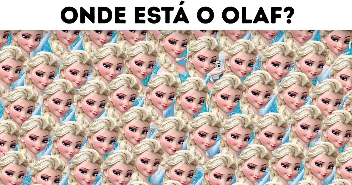 Teste: Encontre os 15 personagens de desenhos animados infiltrados nas imagens Teste: Encontre os 15 personagens de desenhos animados infiltrados nas imagens