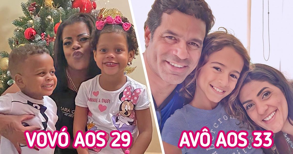 10 Celebridades que foram avós antes dos 40 anos e quebraram estereótipos sobre a idade “certa” para se ter um neto