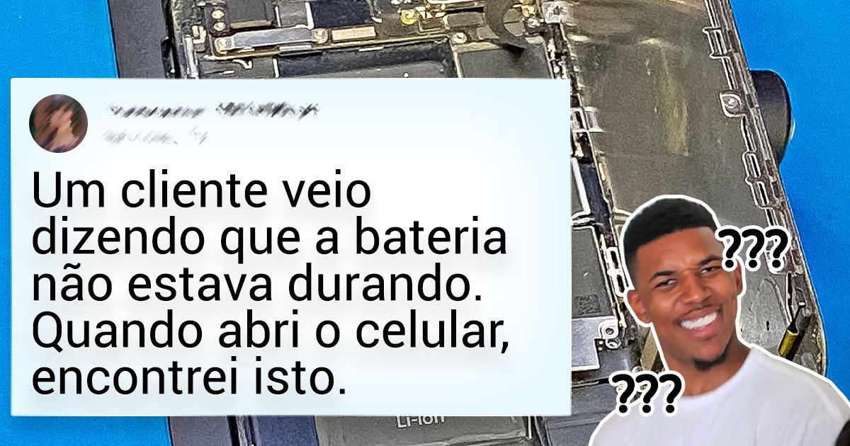 24 Surpresas encontradas por funcionários de assistências técnicas que mostram que a tecnologia não é para todos 24 Surpresas encontradas por funcionários de assistências técnicas que mostram que a tecnologia não é para todos