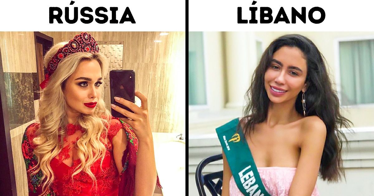 30 Participantes do concurso “Miss Terra” de parar o trânsito
