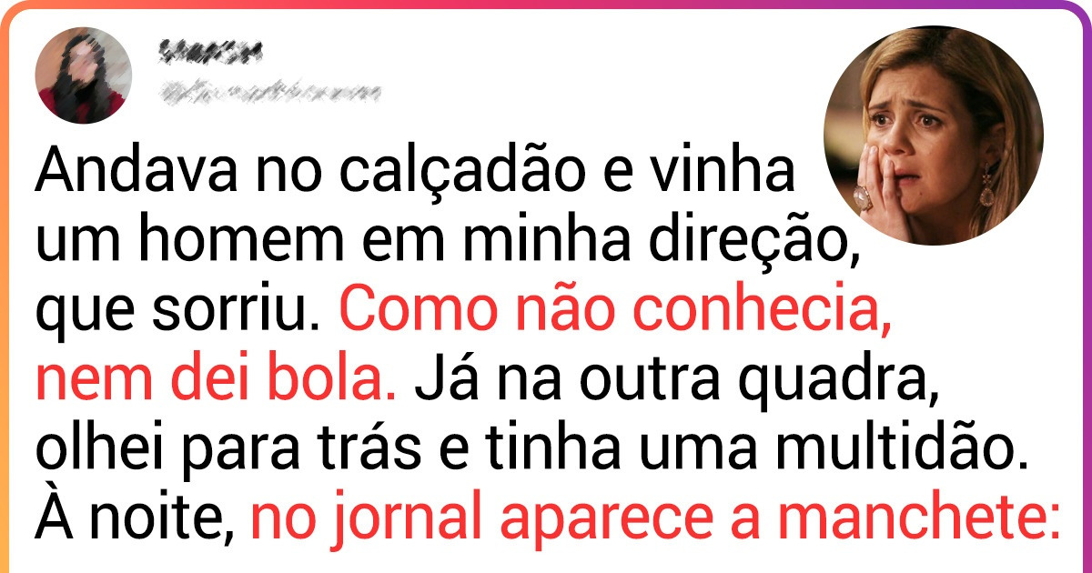 19 Internautas contam quando esbarraram com famosos em situações inusitadas 19 Internautas contam quando esbarraram com famosos em situações inusitadas