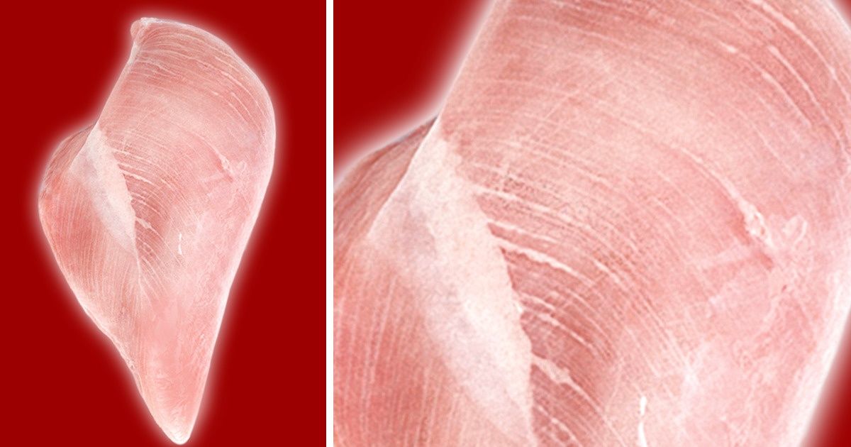 Por que é importante conferir as listras brancas no peito de frango cru Por que é importante conferir as listras brancas no peito de frango cru