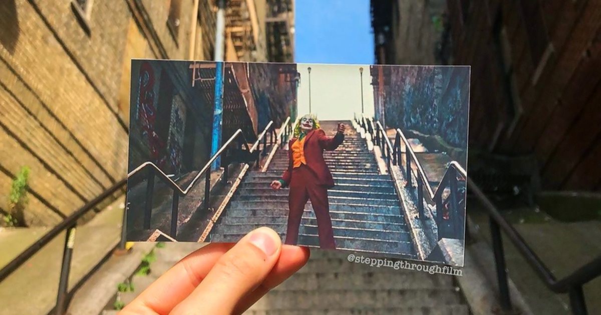 Um fotógrafo viaja pelo mundo capturando o local exato onde foram filmadas cenas famosas de filmes e séries