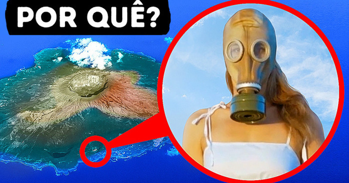 Ilha com vulcão superativo que ainda é habitada