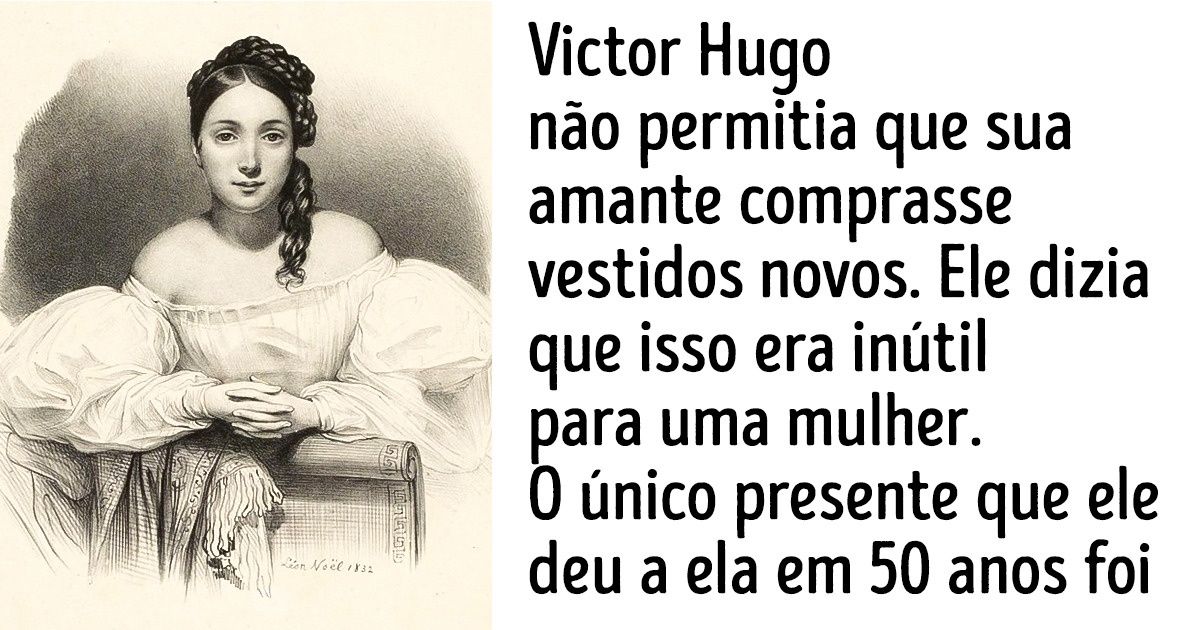 A história da amante de Victor Hugo que, por causa de um amor servil, se viu presa em um relacionamento abusivo por 50 anos A história da amante de Victor Hugo que, por causa de um amor servil, se viu presa em um relacionamento abusivo por 50 anos