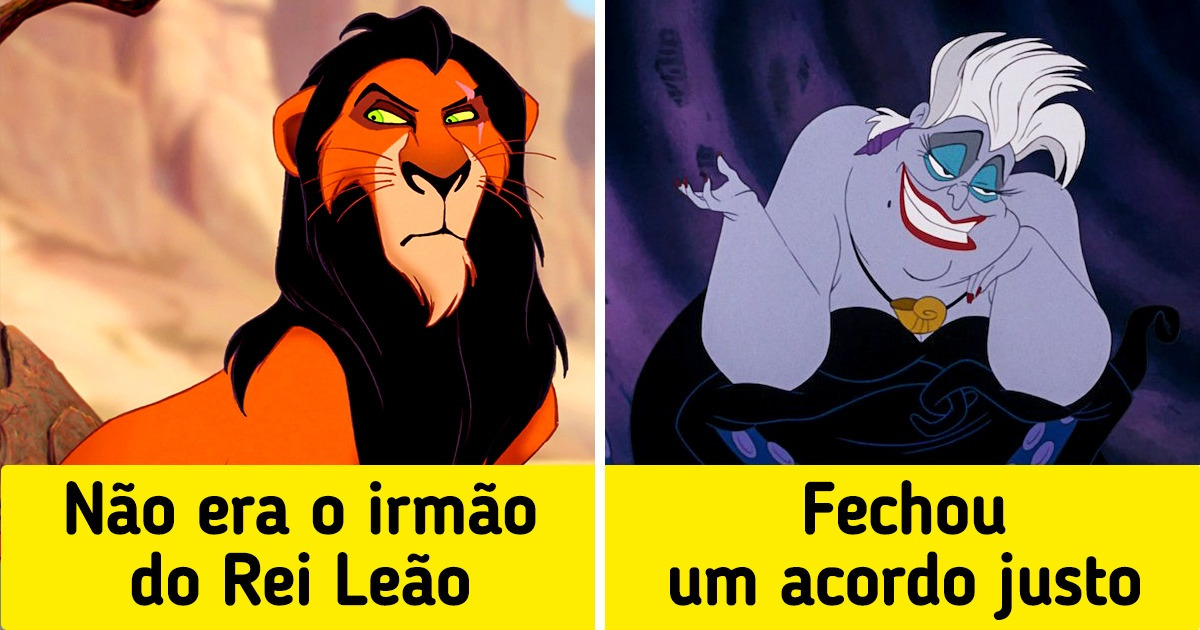 10 Vilões de desenhos animados que não são tão maus quanto pensávamos 10 Vilões de desenhos animados que não são tão maus quanto pensávamos