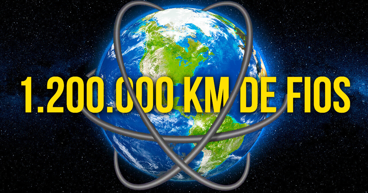 Como a internet chega até você através do fundo do oceano