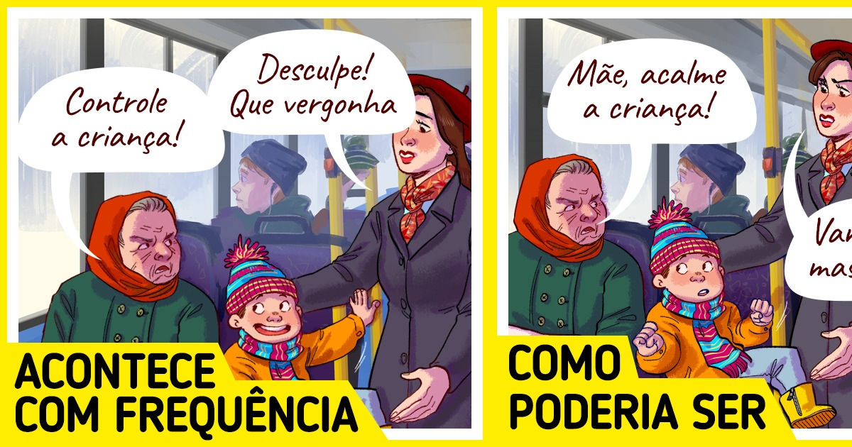 18 Quadrinhos bem-humorados sobre as dificuldades e julgamentos de ser mãe — que, na verdade, deveria ser apenas motivo de orgulho