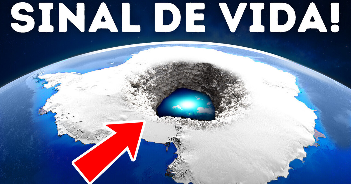 Algo inacreditável encontrado sob o gelo da Antártica