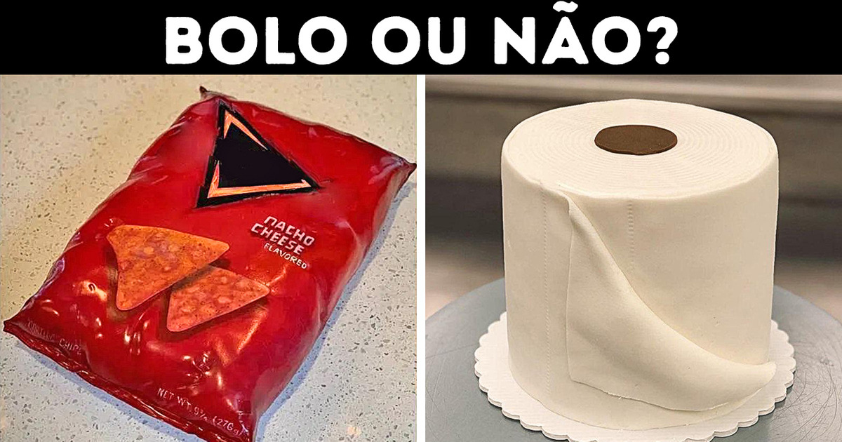 Bolo ou não? 22 Enigmas que vão enganar seu cérebro