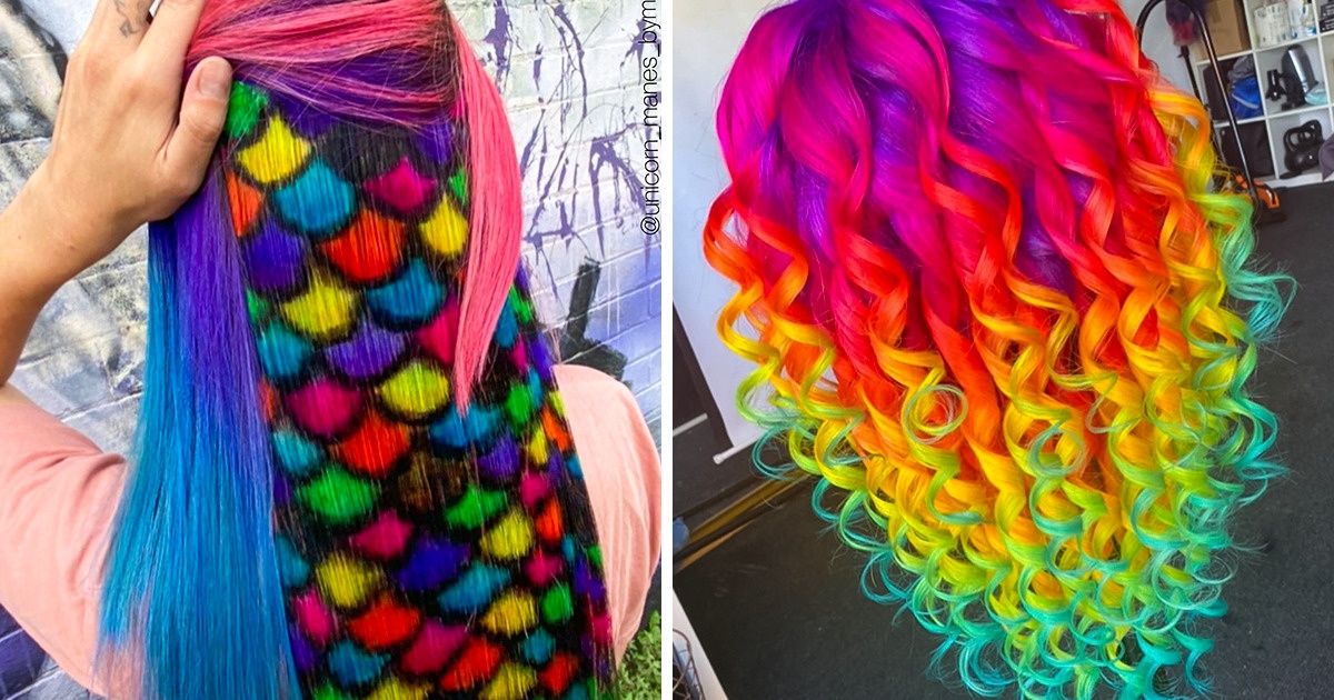 O cabeleireiro australiano que dá a seus clientes uma dose de arco-íris O cabeleireiro australiano que dá a seus clientes uma dose de arco-íris