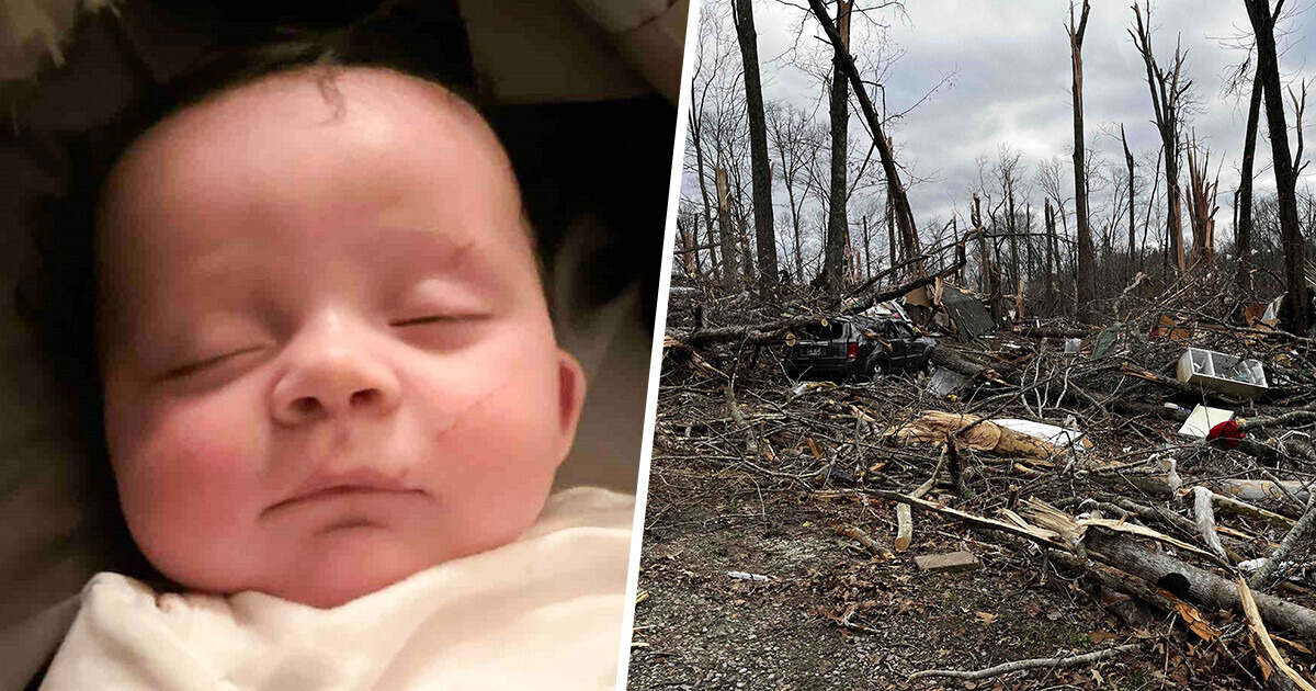 Com apenas 4 meses, esse menino foi levado por um tornado e sobreviveu Com apenas 4 meses, esse menino foi levado por um tornado e sobreviveu