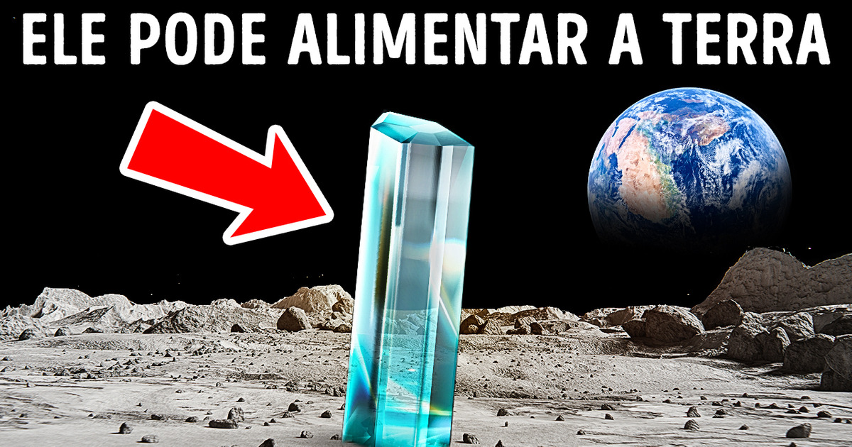 Este cristal lunar pode alimentar a Terra por 45.000 anos Este cristal lunar pode alimentar a Terra por 45.000 anos
