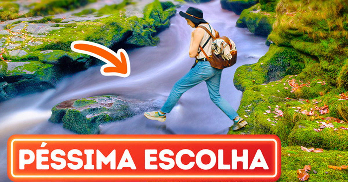 O pequeno riacho que parece tranquilo, mas ninguém sobrevive ao cair nele