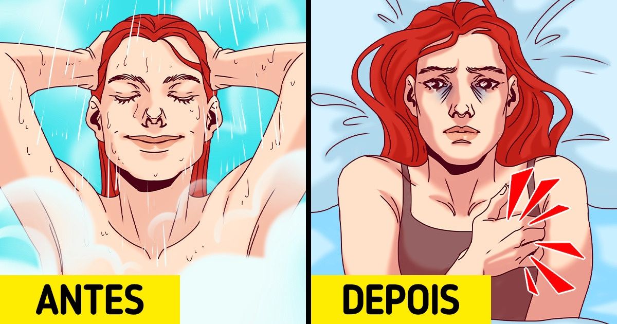Por que é recomendado não tomar banho antes de dormir Por que é recomendado não tomar banho antes de dormir