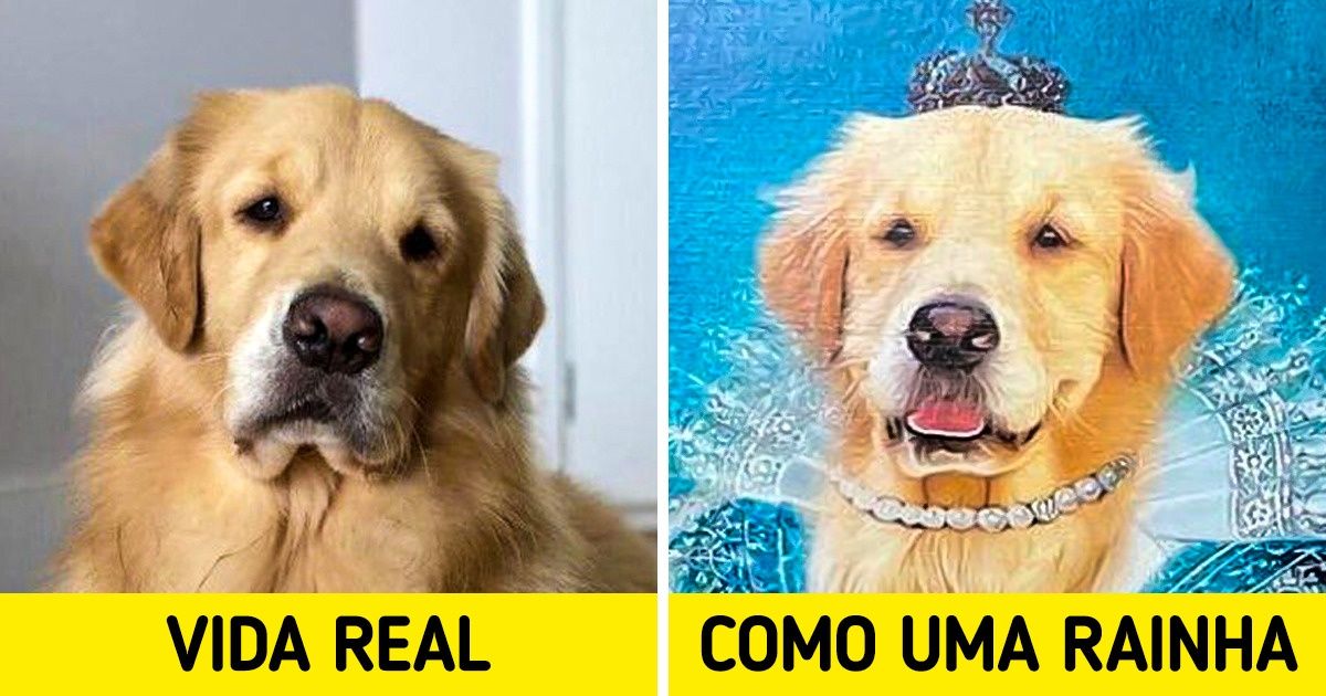 20+ Trabalhos de uma artista que transforma pets em lindos membros da nobreza 20+ Trabalhos de uma artista que transforma pets em lindos membros da nobreza