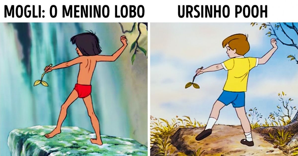 15 Provas de que a Disney usou os mesmos desenhos para a maioria das suas animações