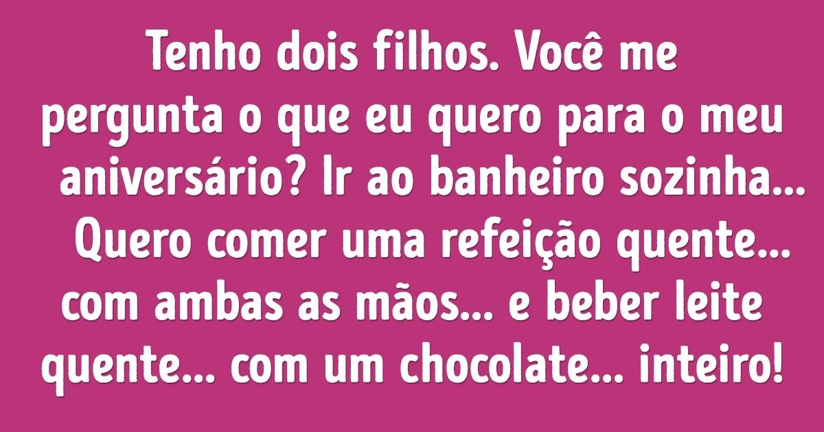10 situações que toda mãe entenderá