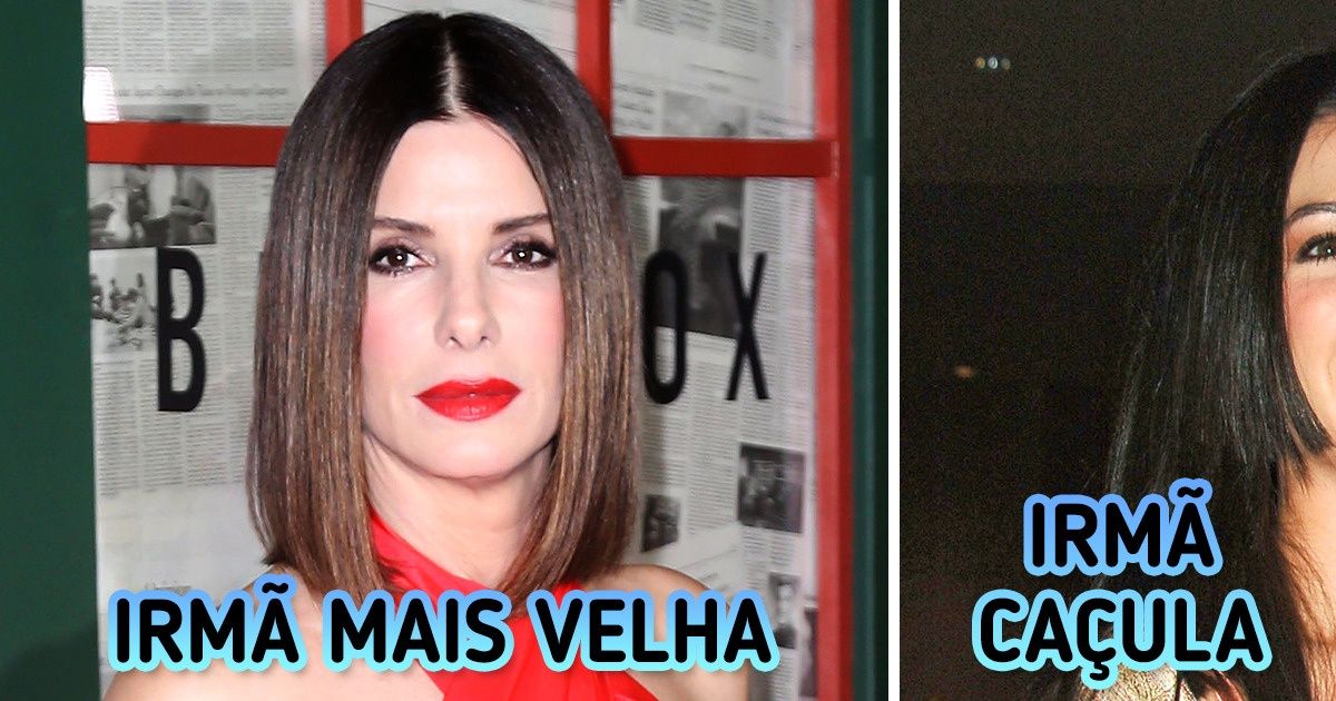20 Famosos cujos irmãos não se parecem quase nada com eles 20 Famosos cujos irmãos não se parecem quase nada com eles