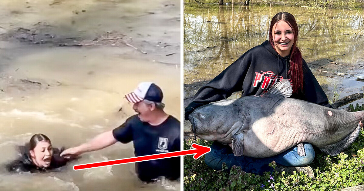 Jovem pescadora de 15 anos captura bagre-azul gigante de 46 kg e desafia estereótipos da pesca esportiva Jovem pescadora de 15 anos captura bagre-azul gigante de 46 kg e desafia estereótipos da pesca esportiva