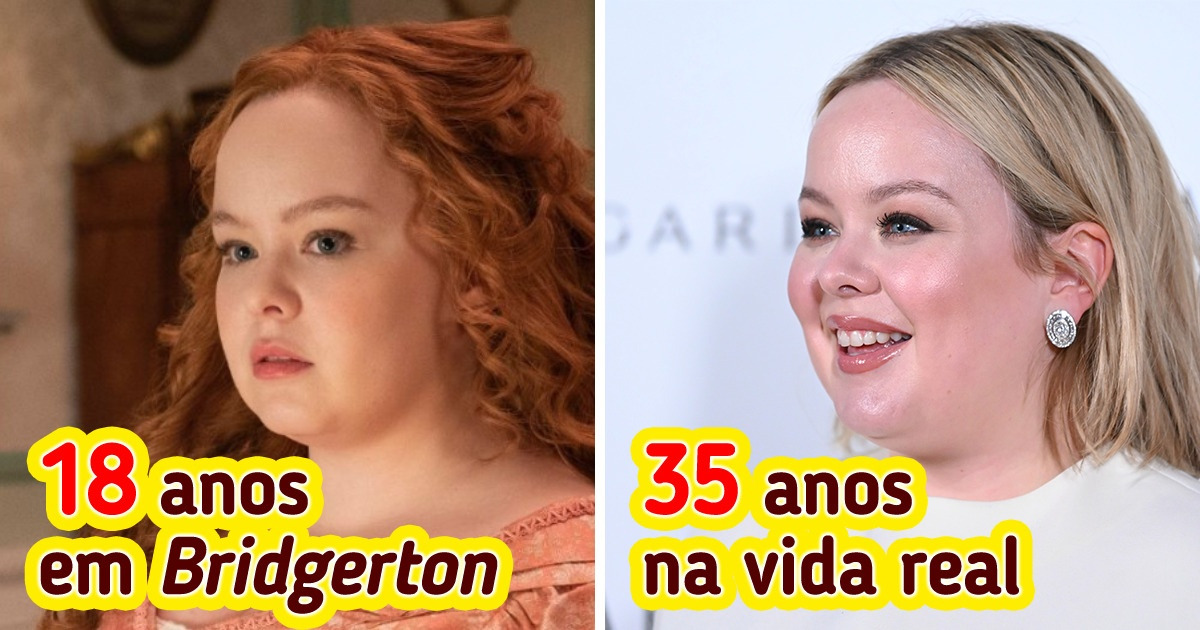 14 Atores com idades bem diferentes daquelas dos personagens que interpretaram