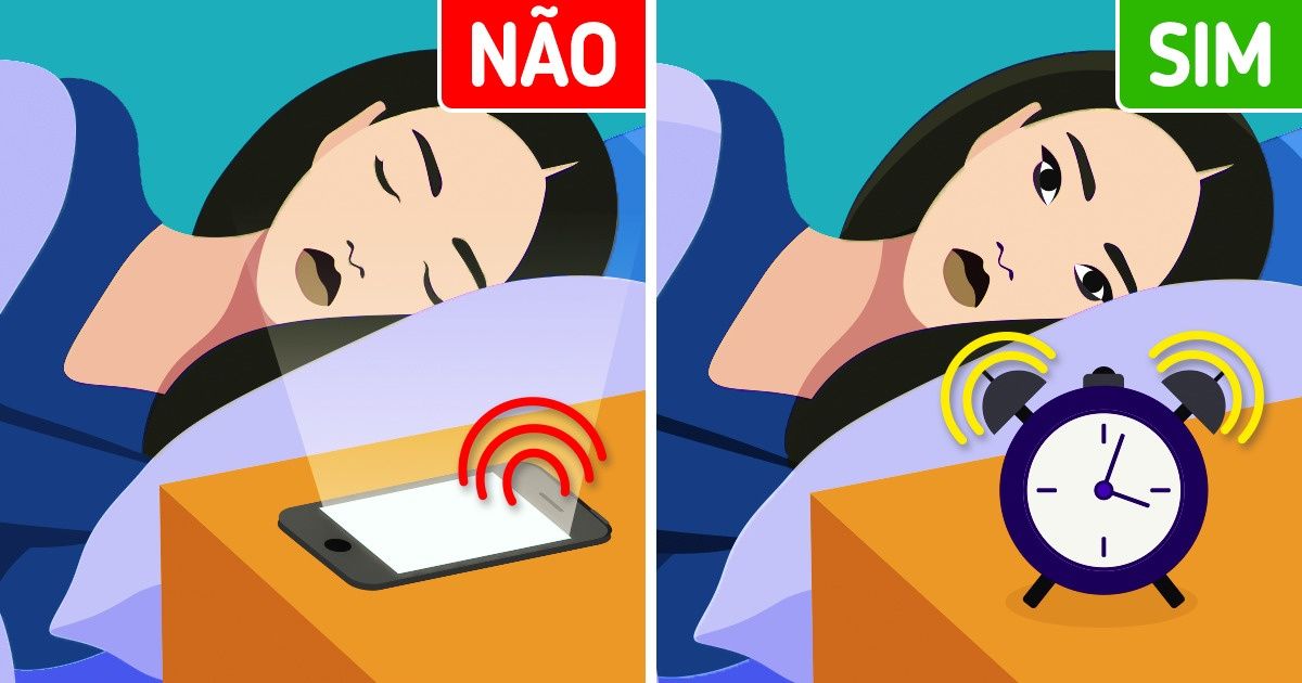 Por que não devemos usar nossos celulares como despertador