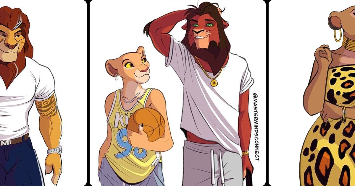 Artista deu formas humanas aos personagens de “O Rei Leão” (e os resultados são impressionantes)