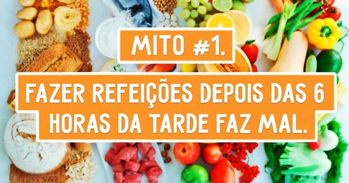 10 mitos sobre alimentação saudável