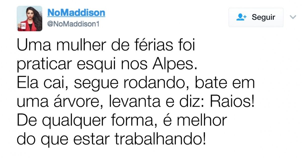 14 tuítes em que o humor negro dá o tom
