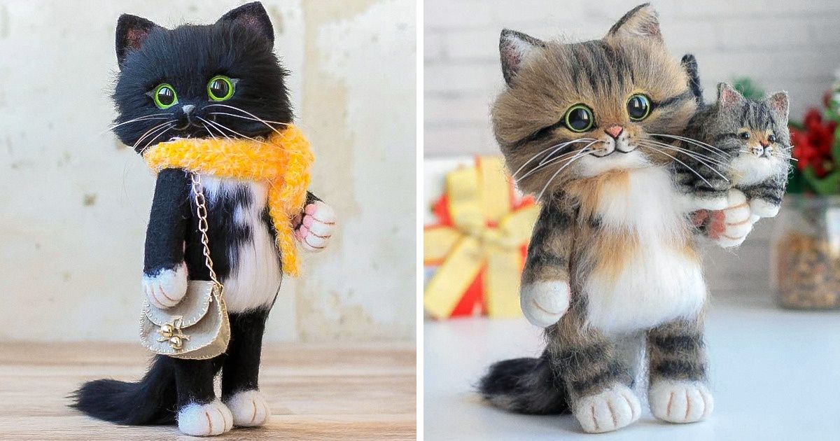 Artista russa cria gatinhos que parecem ter saído de uma história encantada Artista russa cria gatinhos que parecem ter saído de uma história encantada