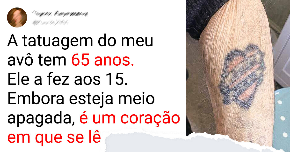 23 Tatuagens que não se parecem mais como eram, mas seu significado continua intacto