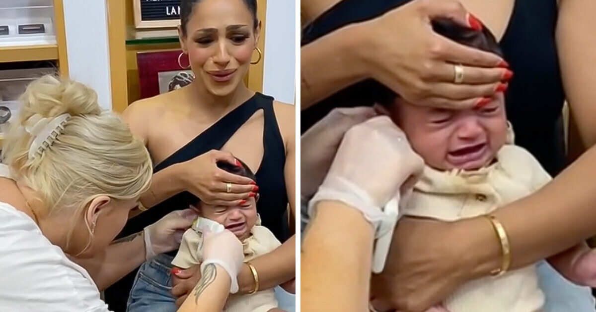 A resposta sensata de uma mãe após ser criticada por furar orelhas da filha A resposta sensata de uma mãe após ser criticada por furar orelhas da filha