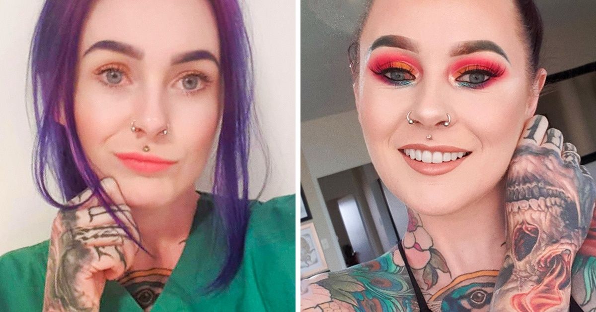 Uma médica com muitas tatuagens mostra que sua aparência não afeta o seu profissionalismo
