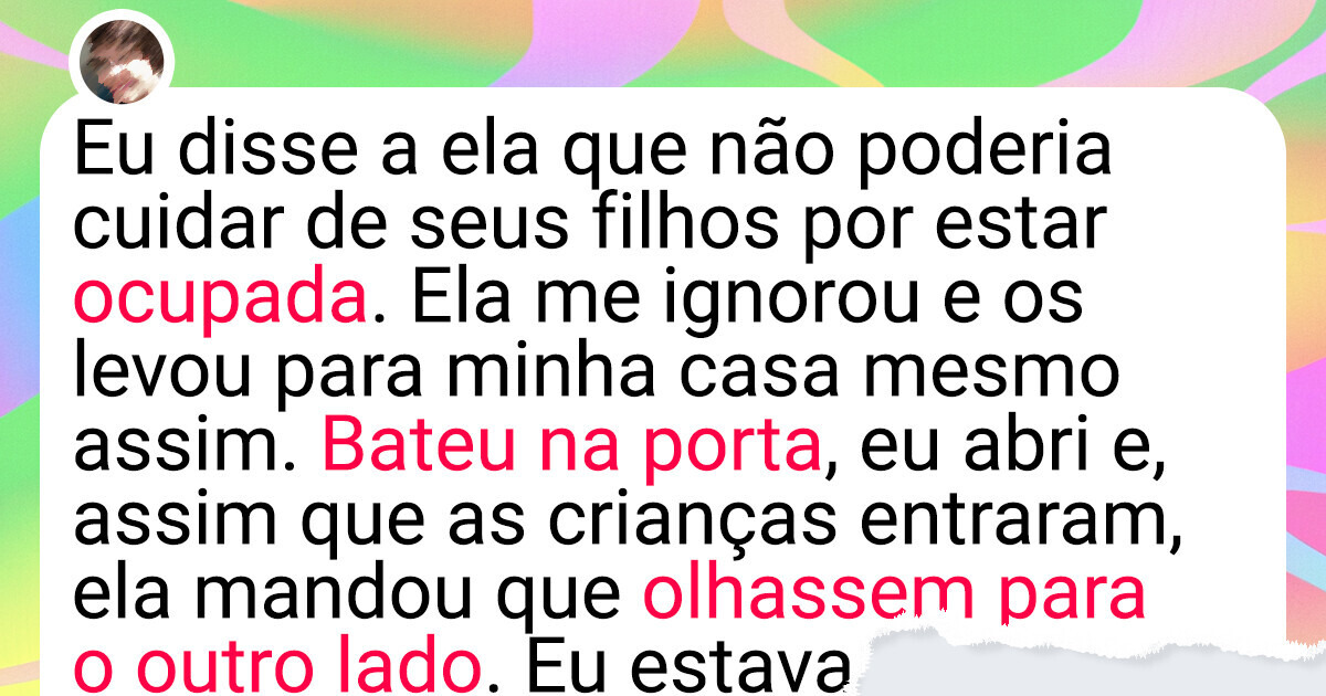 Ela se recusou a ser babá dos sobrinhos e acabou no olho de um furacão Ela se recusou a ser babá dos sobrinhos e acabou no olho de um furacão