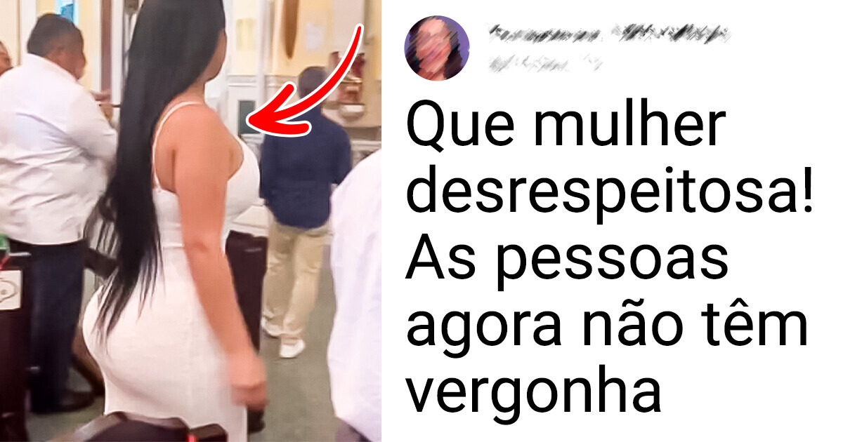 Mulher causa polêmica pelo vestido usado no batizado do filho e divide opiniões Mulher causa polêmica pelo vestido usado no batizado do filho e divide opiniões