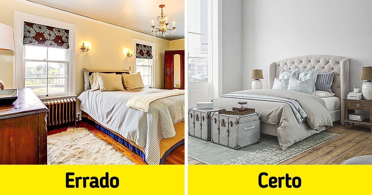 10 Erros que você deve evitar para deixar seu quarto muito mais aconchegante