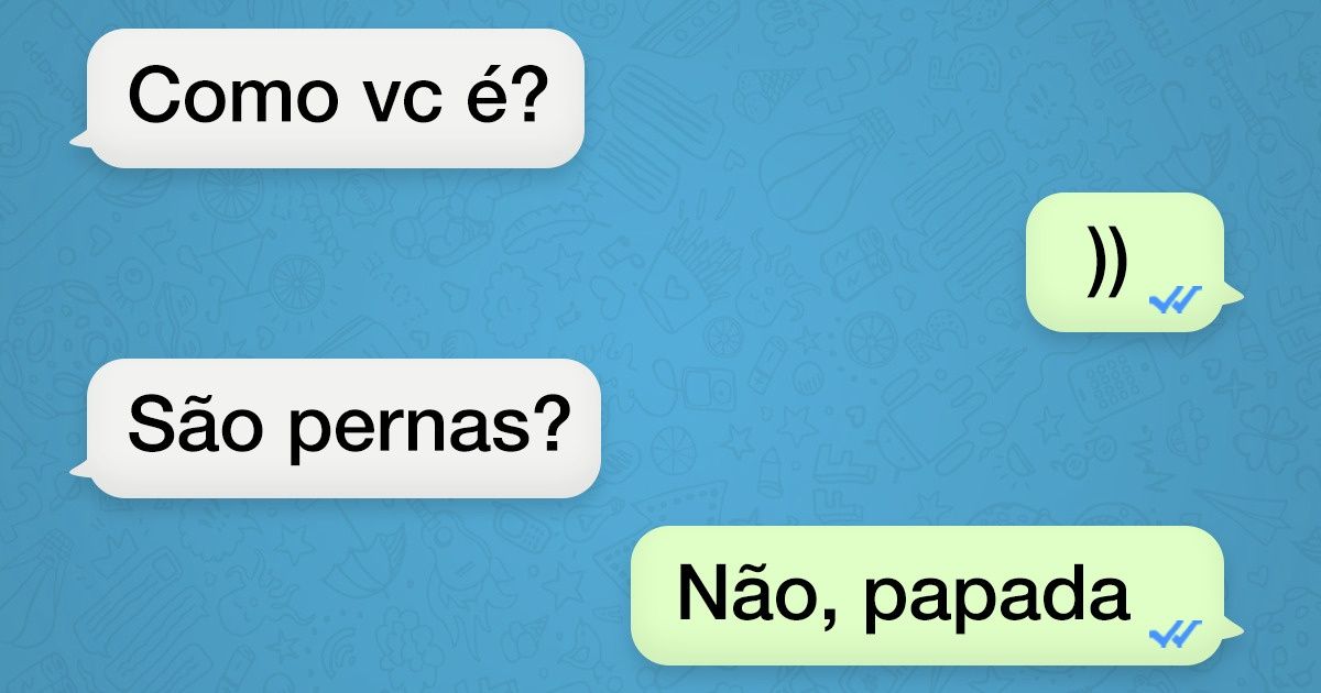 Mensagens de texto de quem fala tudo na lata, sem rodeios