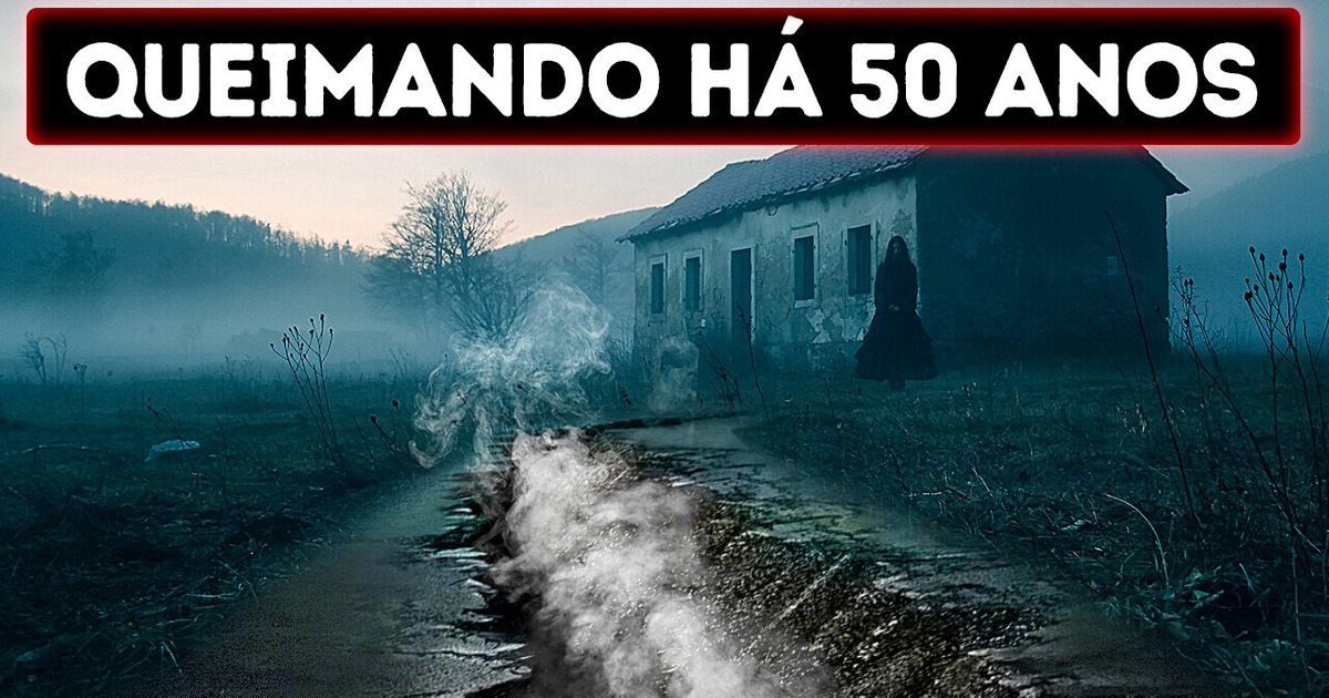 Um vilarejo assustador que está queimando há 60 anos Um vilarejo assustador que está queimando há 60 anos