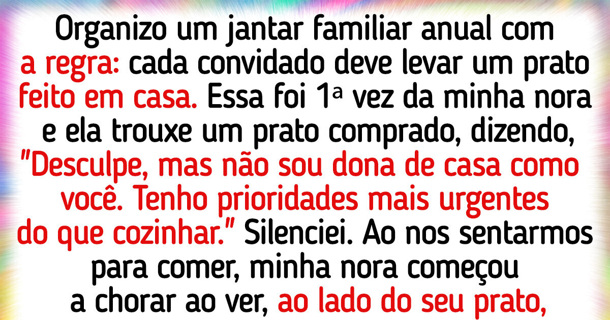 Minha nora desrespeitou as regras da minha casa, eu reagi e virei a vilã da família Minha nora desrespeitou as regras da minha casa, eu reagi e virei a vilã da família
