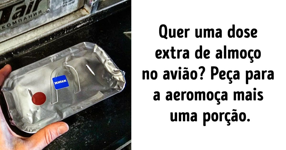 14 Segredos sobre viajar de avião que as companhias aéreas não te contarão 14 Segredos sobre viajar de avião que as companhias aéreas não te contarão